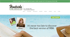 Desktop Screenshot of hendricksforhealth.com